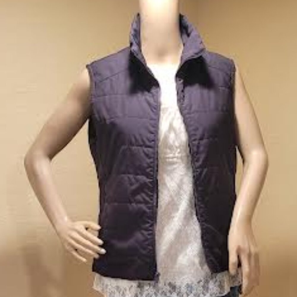 Port Authority Lightweight Rich Plum Women's Vest - Size Small - Picture 10 of 10